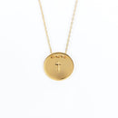 Cross Lune Necklace