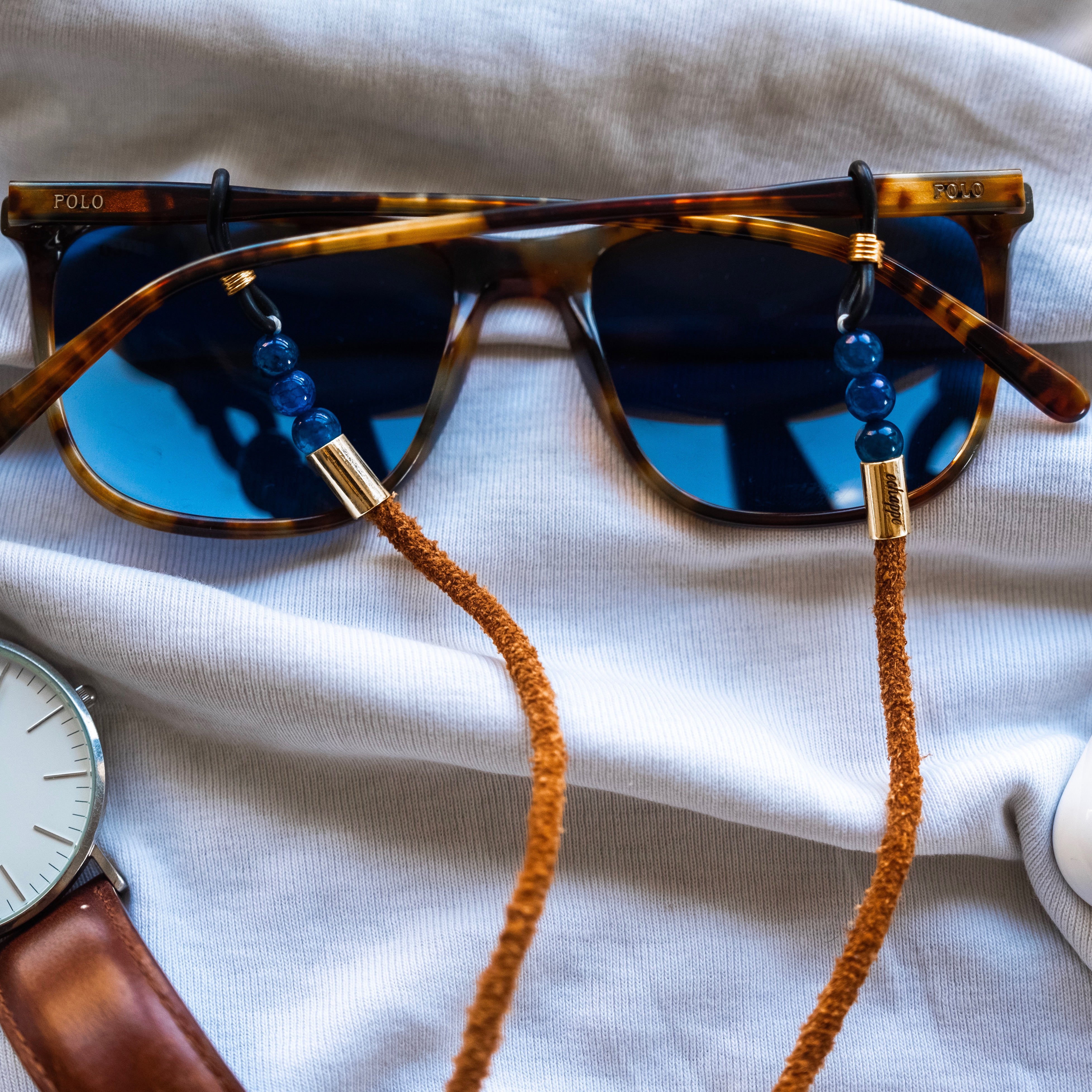 Loaded Blue Eyes glasses strap